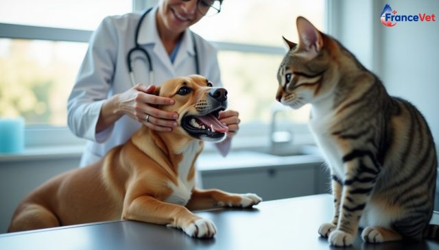 Problèmes dentaires chien, chat, ruminants : signes et prévention